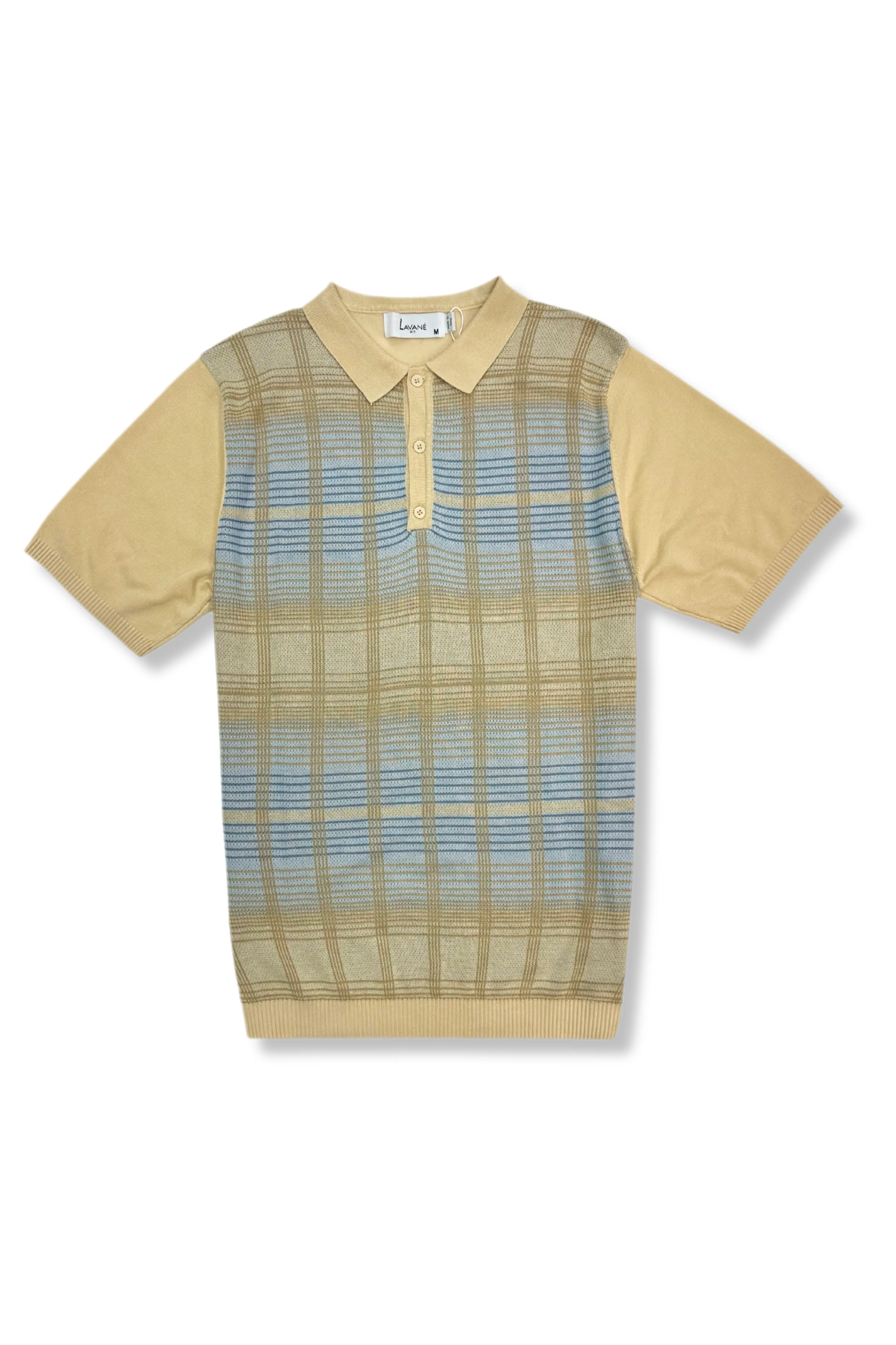 casual top Lima Patterned Knitted Polo