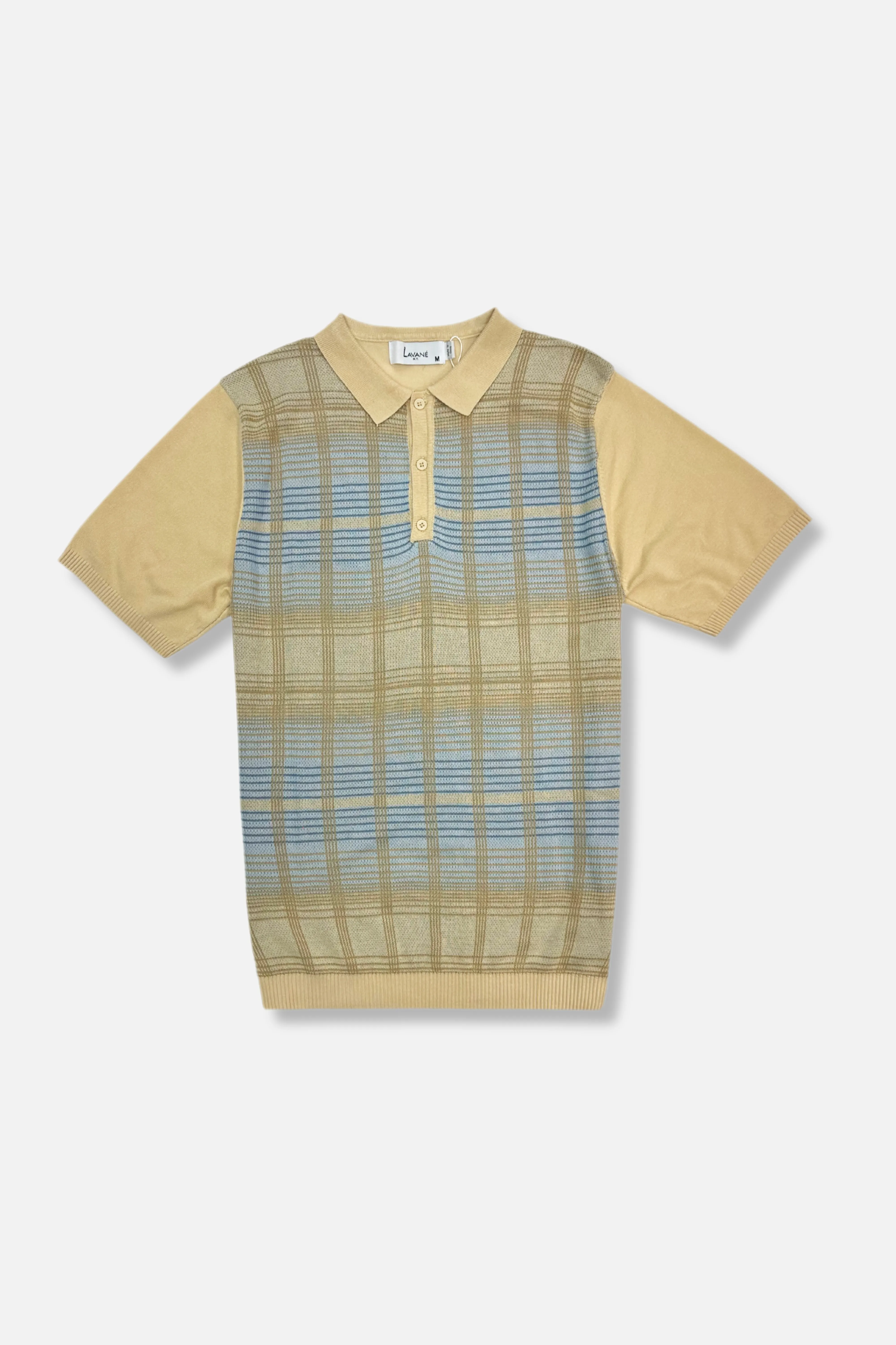 Lima Patterned Knitted Polo Modern Style