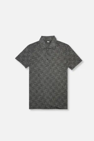 Marino Knitted Polo Shirt Smart Design SoftCheckered Weave