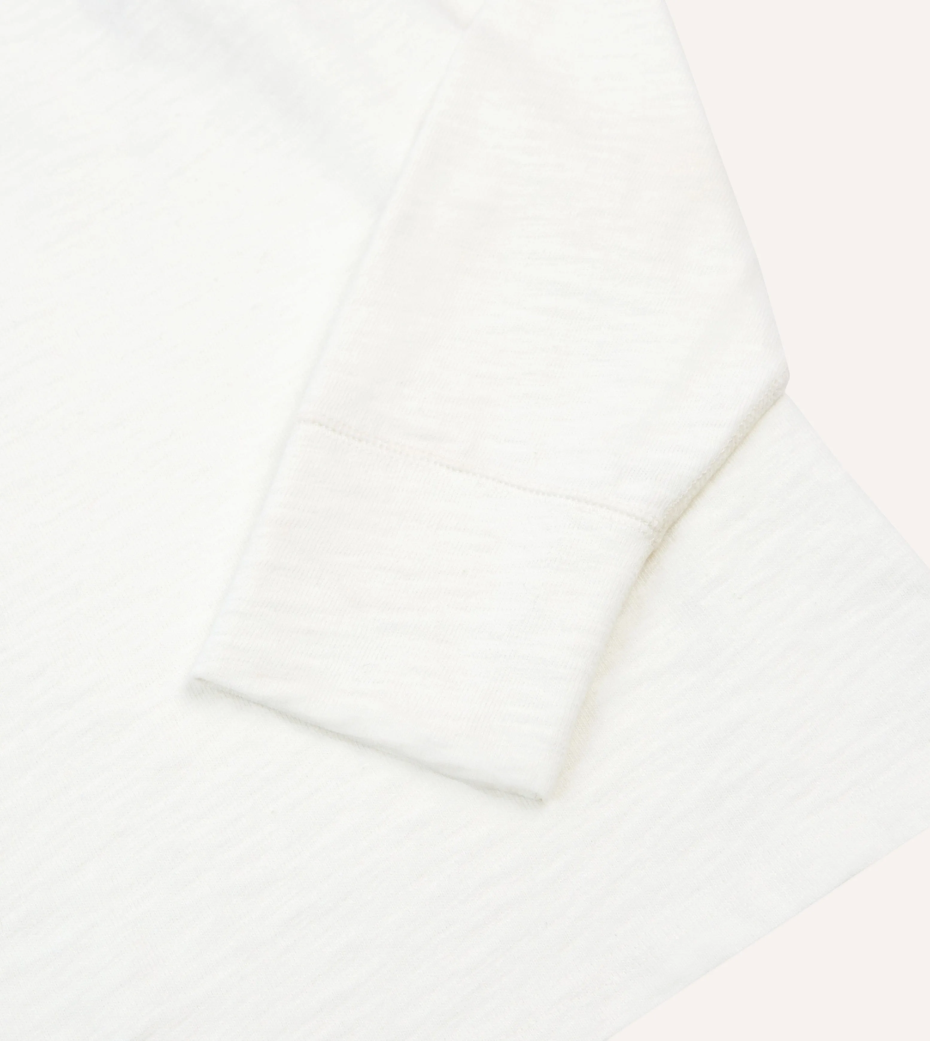 Ecru and Green Chevron Cotton Rugby Shirt Trendsetter Choice