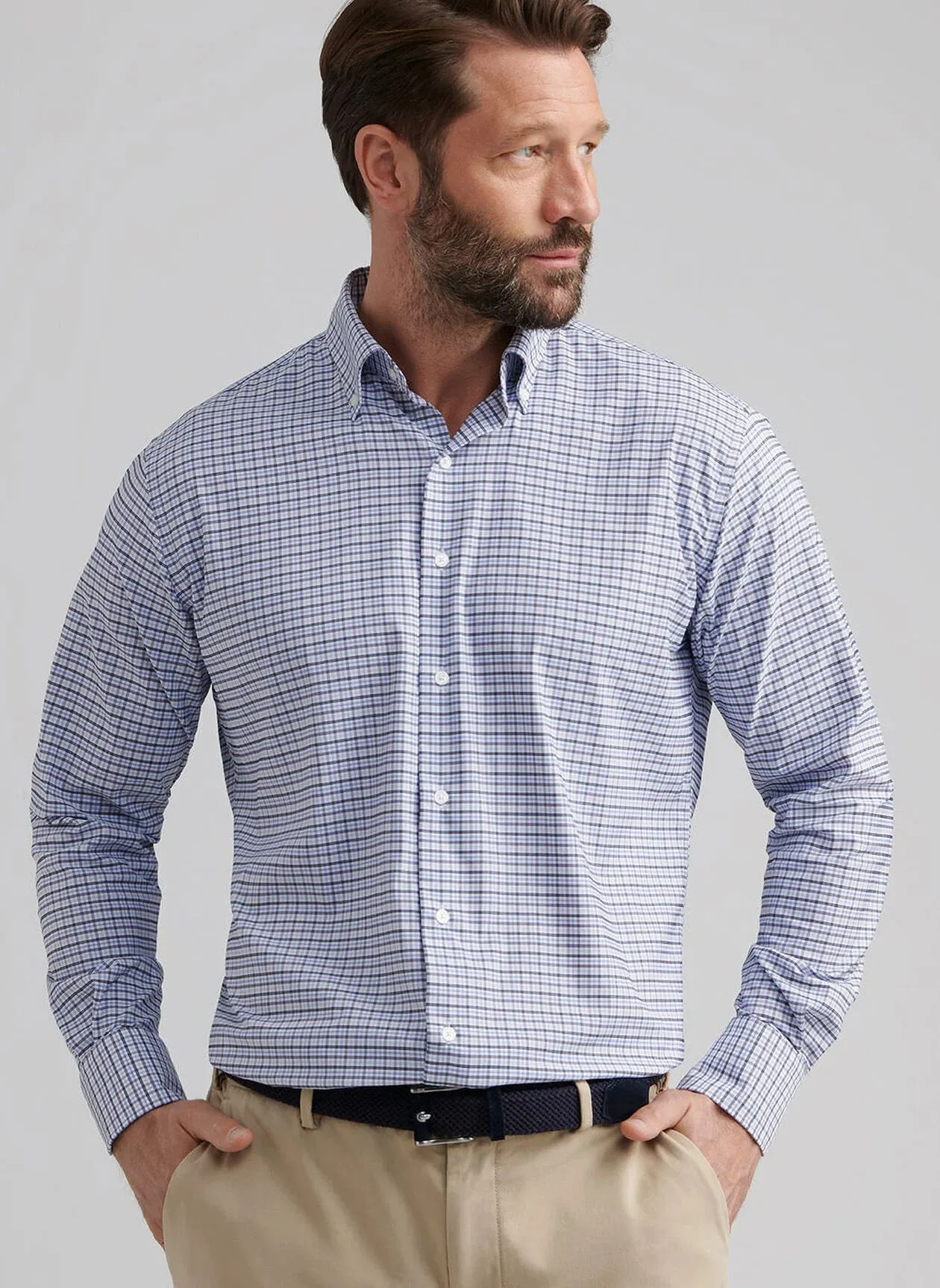 Urban Wear Smart Look Leavenworth Performance Twill Sport Shirt