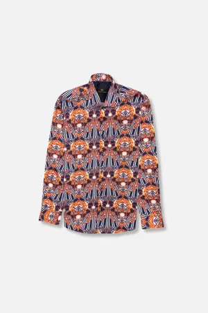 Stylish Jacket Hypoallergenic Fibers Derby Long Sleeve Button Down Shirt