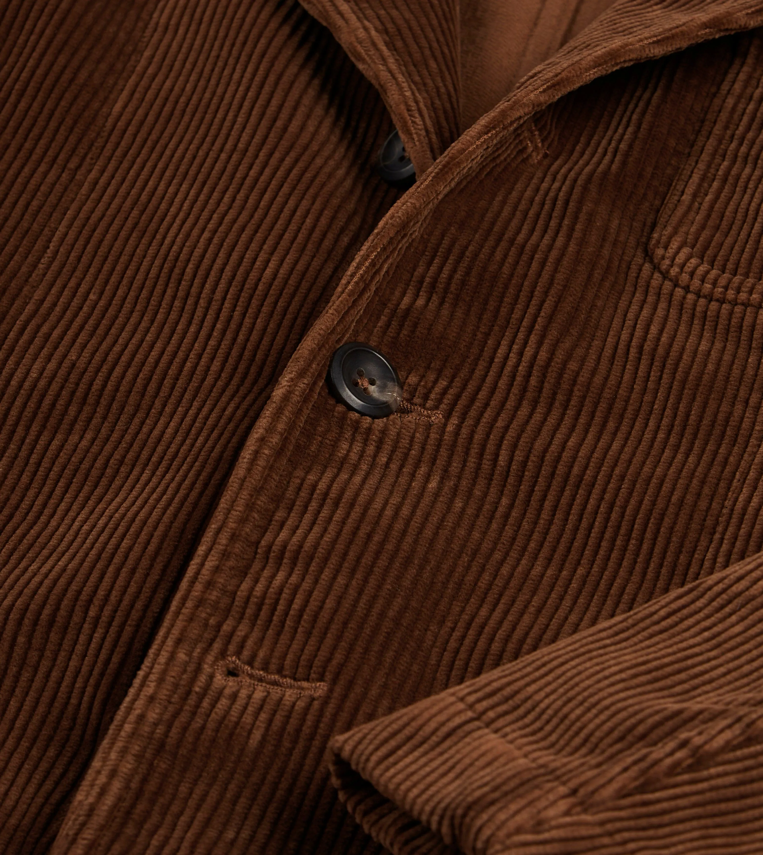 Russet Cotton Corduroy Games Blazer Mk. I Relaxed Daily Style Pocket Placement