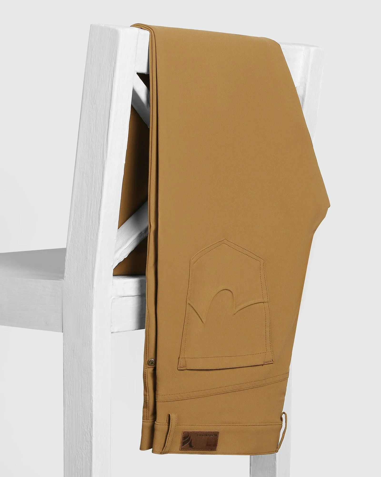 TechPro Slim Comfort Casual Khaki Solid Khakis - Gogg SmoothZipper slim cut