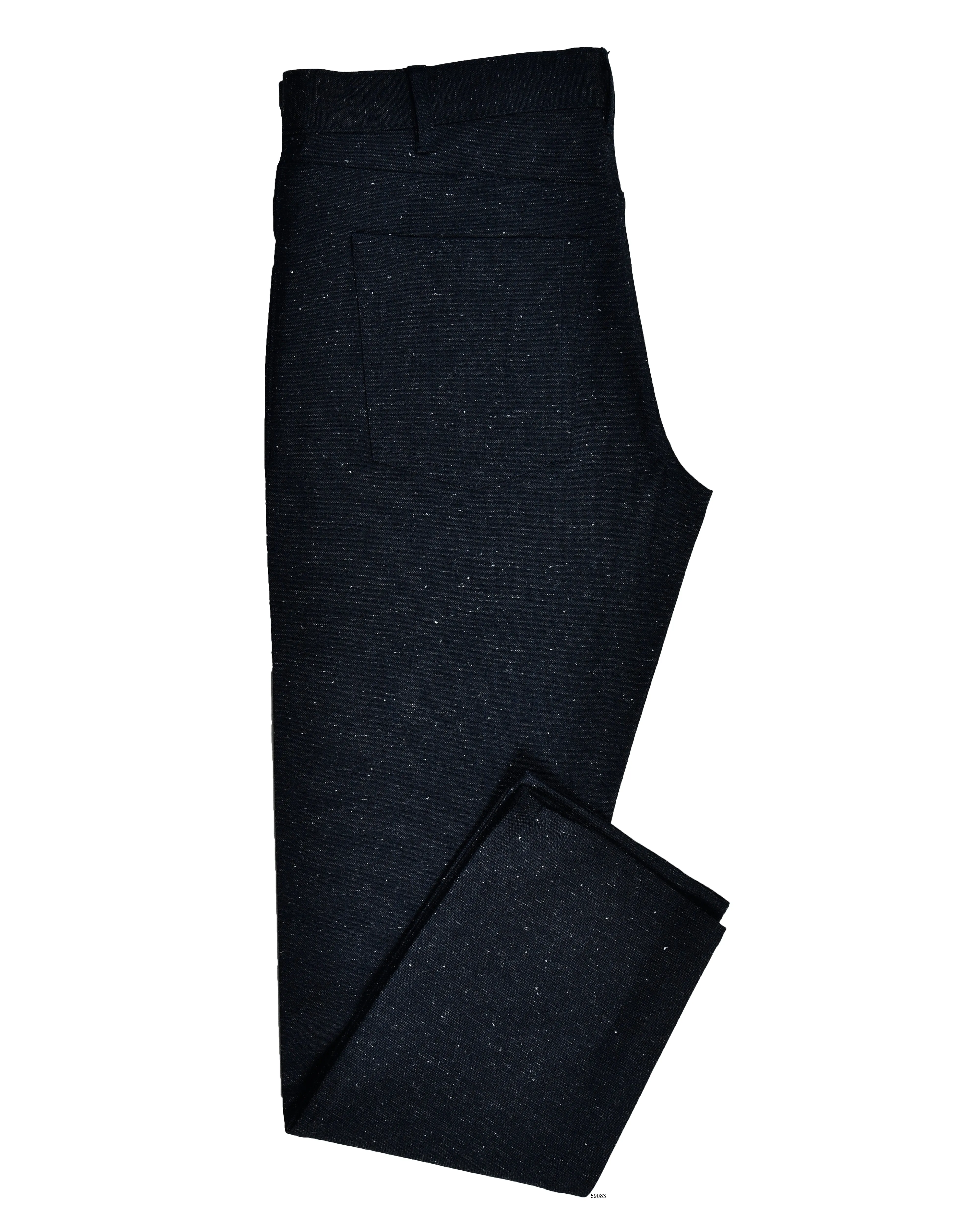 Layer Staple Work Ready Soft Denim: Navy Stretch Slub Jeans