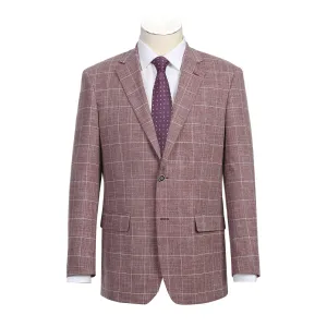 Alessandro Vitello by Renoir Classic Fit Blazer Wine 294-31 Modular Attachments
