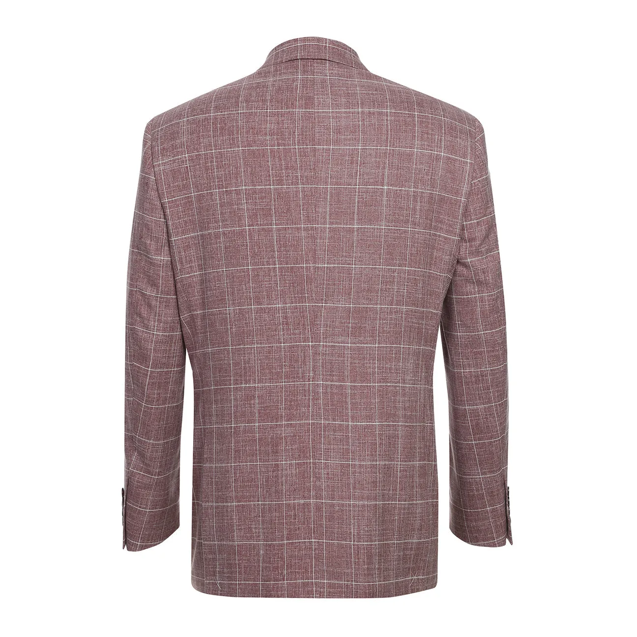 Alessandro Vitello by Renoir Classic Fit Blazer Wine 294-31 Reflective accents Seamless Technology