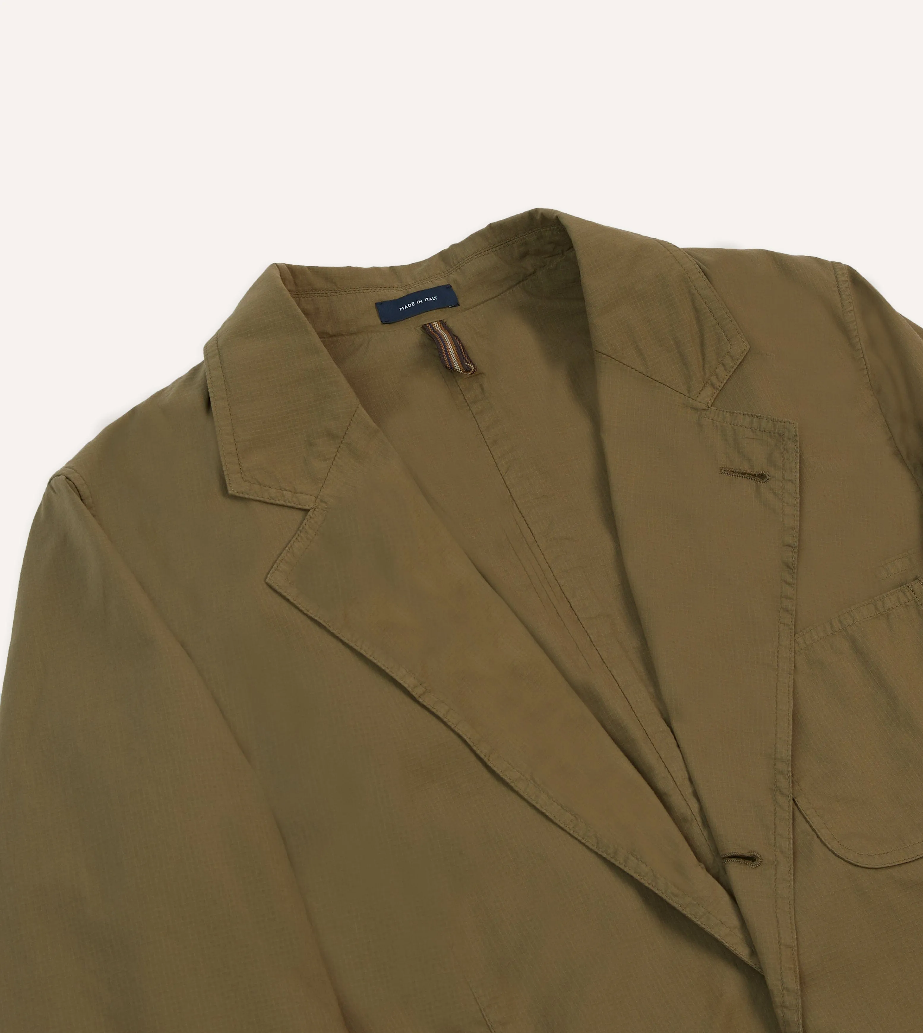 Olive Ripstop Cotton Games Blazer Mk. VIII LowProfileStitching