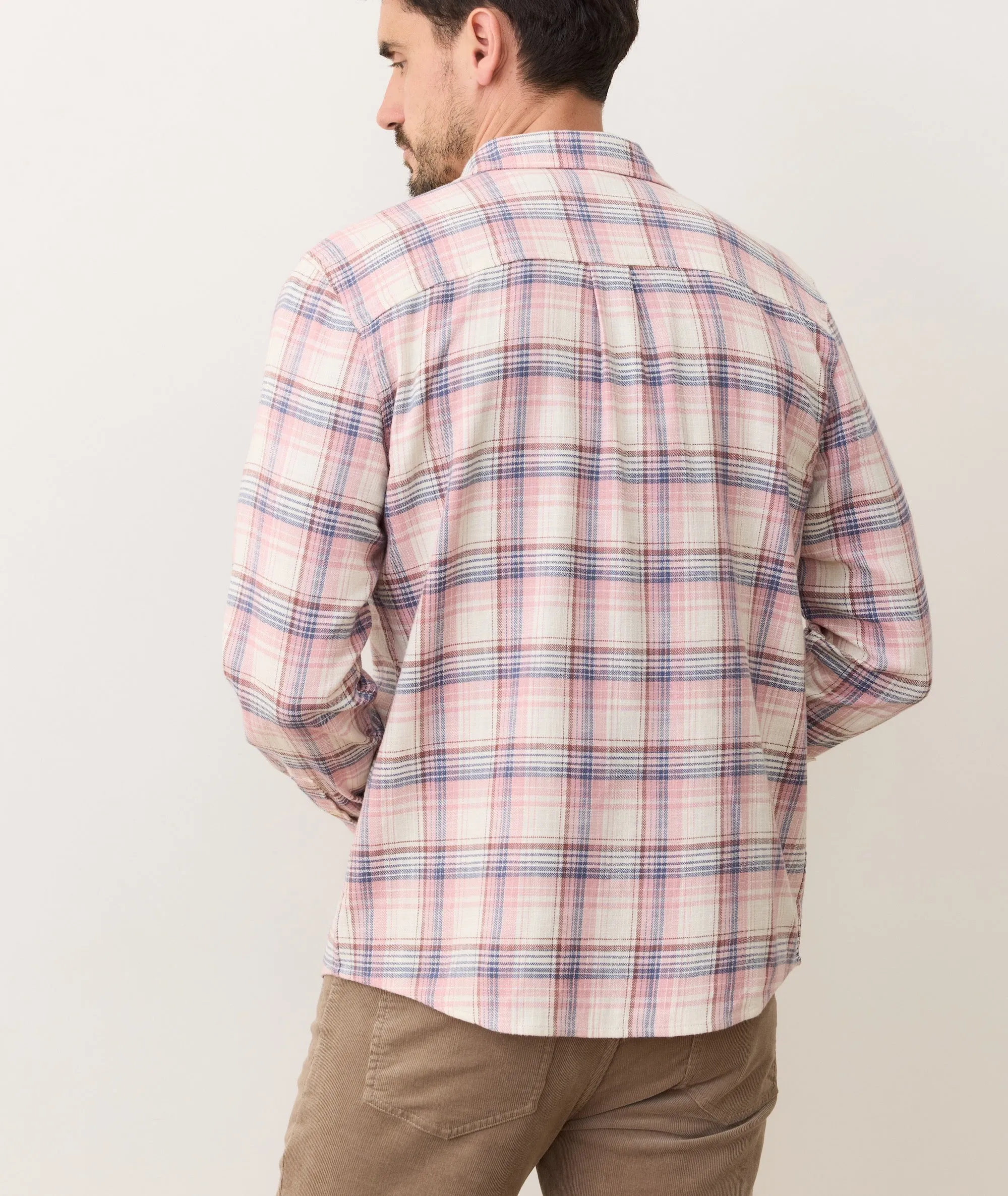 Snow Ready Lake Mood Stretch Selvage Shirt - Warm Multi Plaid