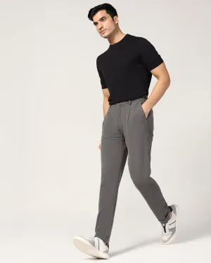 Sneaker Fit Charcoal Textured Pant - Carens Rugged Wear