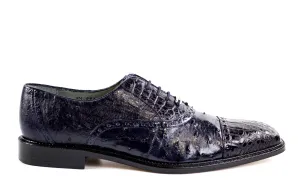 Urban Sleek Belvedere - Onesto II, Genuine Ostrich and Crocodile Dress Shoe - Navy - 1419 - IN STORE (SIZE 9.5 and 13 ONLY)