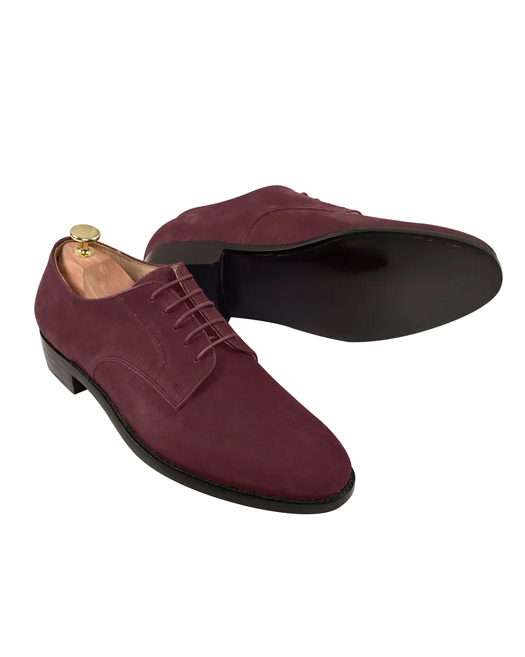Nubuck Derby Burgundy Gym Quick