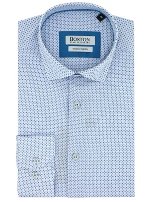 Summer Fashion Liberty Casual Blue Cross Print Shirt