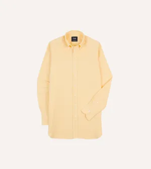 Yellow Cotton Oxford Cloth Button-Down Shirt mix and match