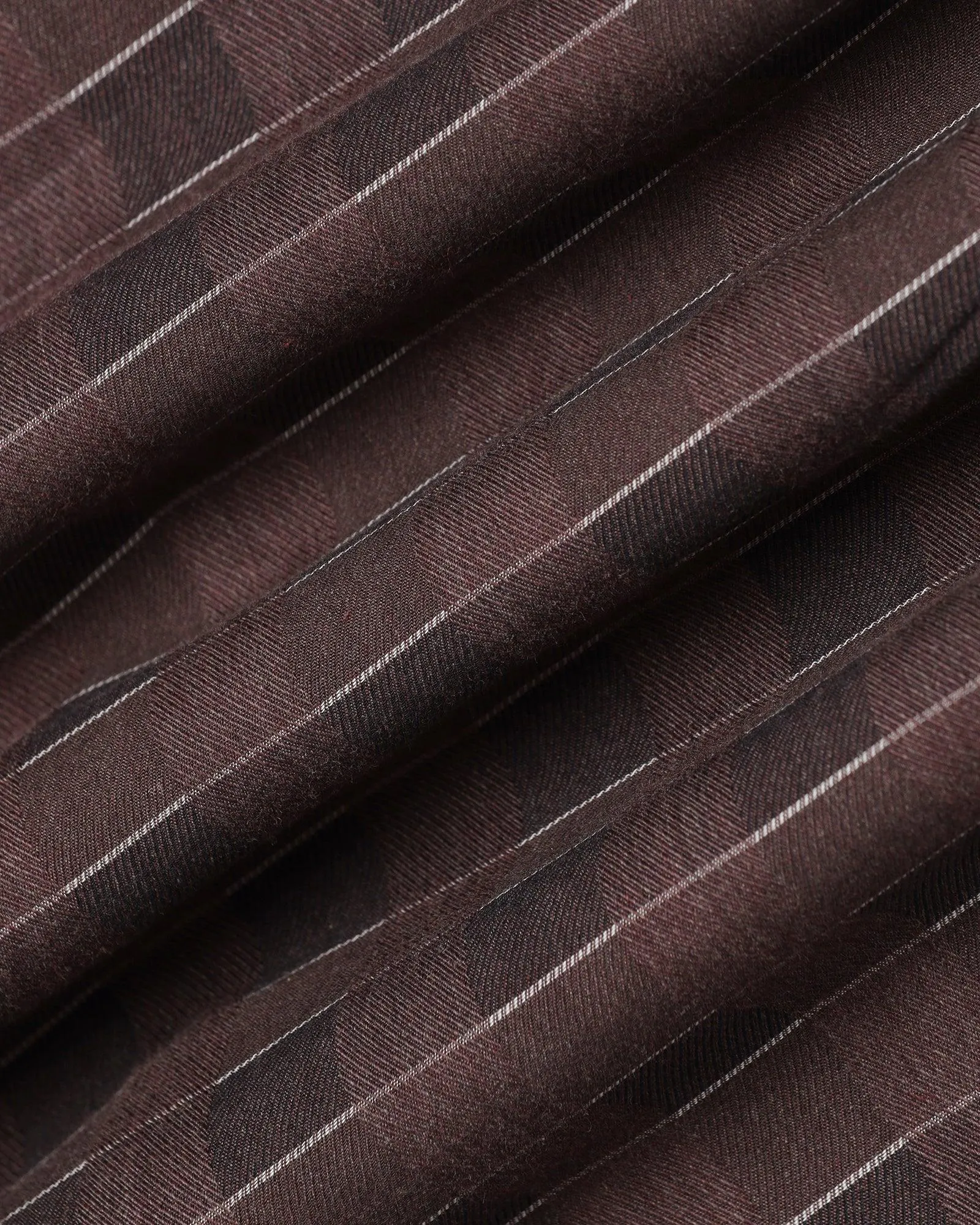 Casual Brown Check Shirt - Core UV Protective Coating