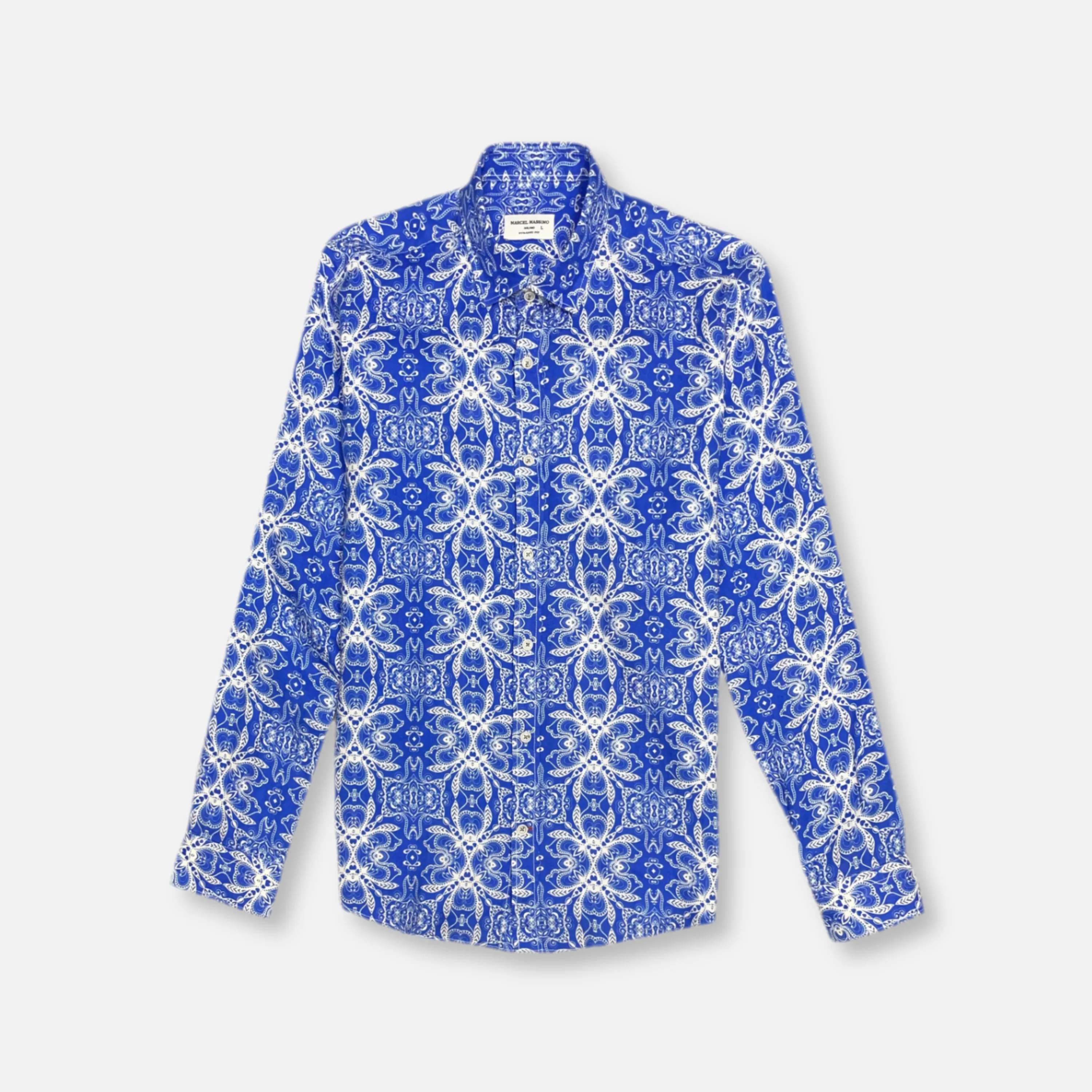 Matola Button Down Linen Shirt Reinforced Edges