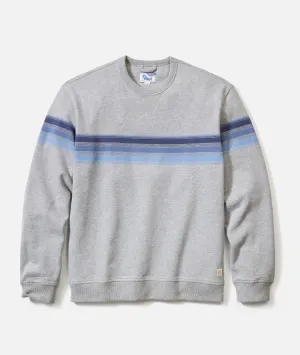 Stylish Hat Basic Wear Cloud 9 Fleece Crew - Grey Stripe