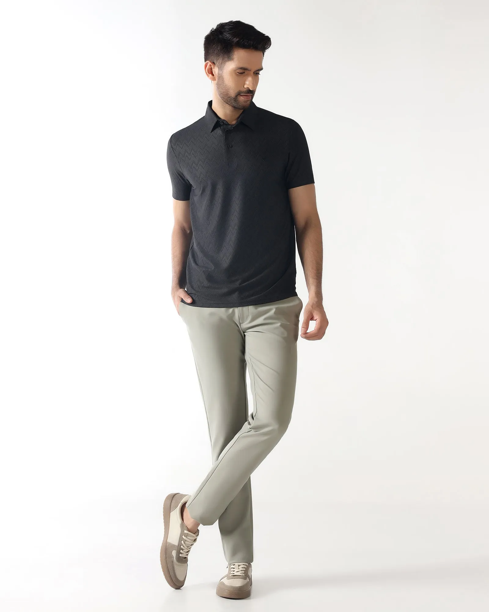 Smart Style Olive Techpro Textured Khakis - Guss