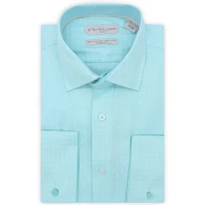 networking event Durable Quality Steven Land Elite | Non Iron Weave Check Dress Shirt/Dsw2108