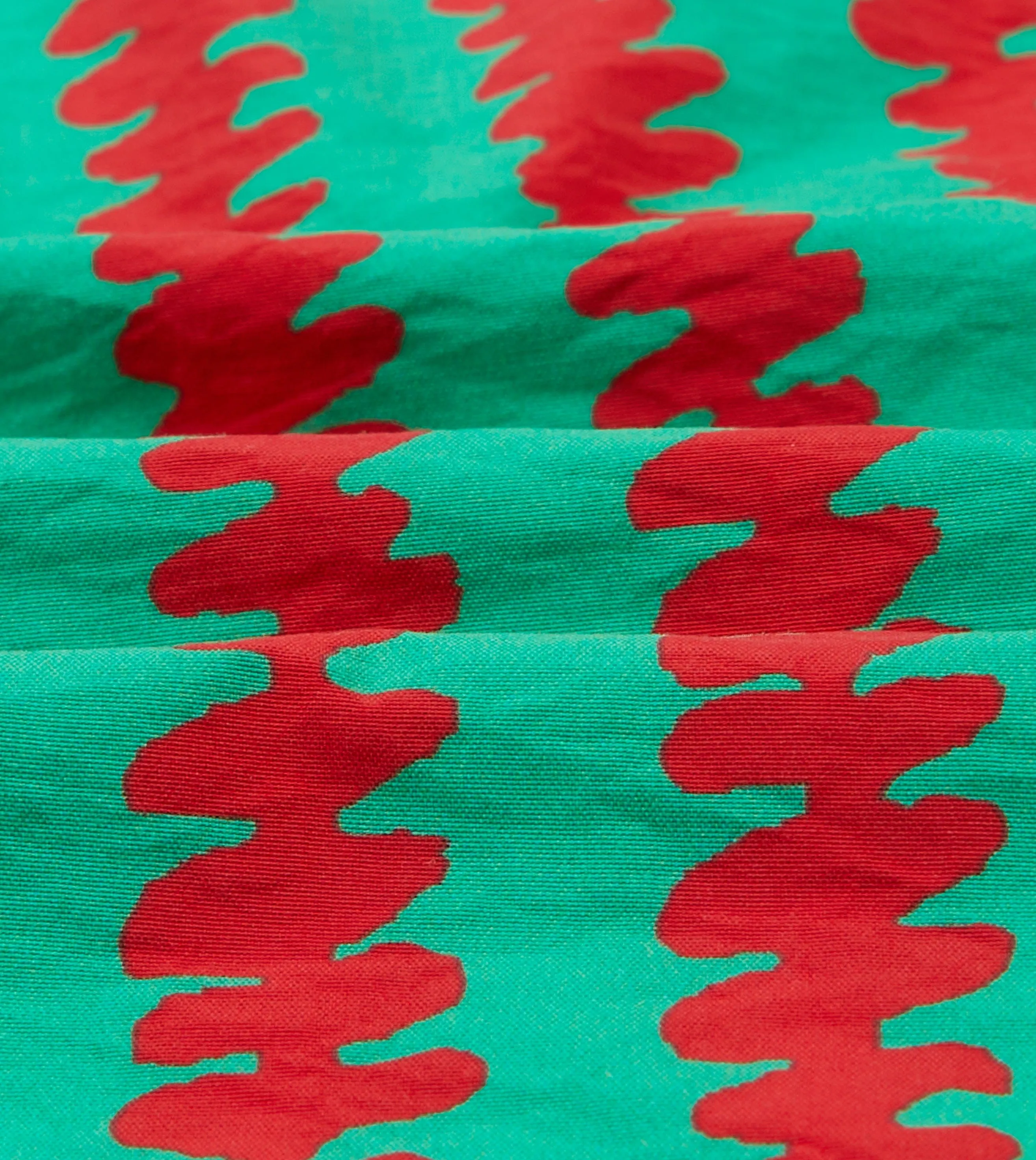 Kelim Stripe Print Nylon Drawstring Swim Shorts Street Style