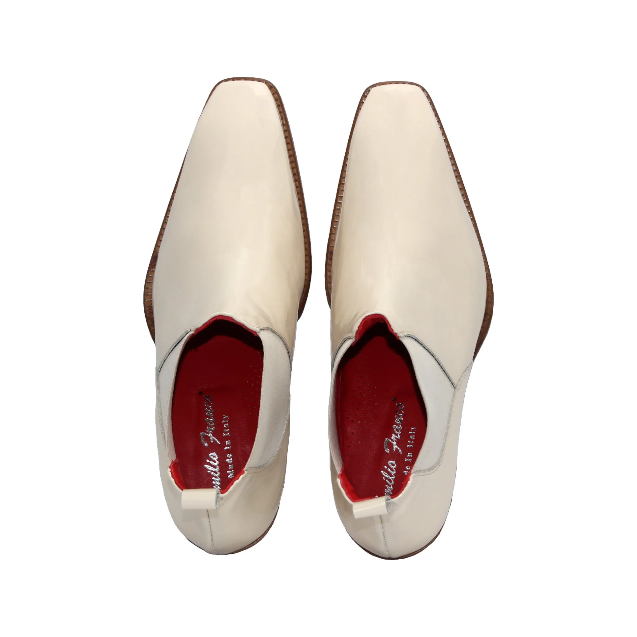 Urban Walk Torsional Stability Frame Emilio Franco "Leonardo" Cream Shoes