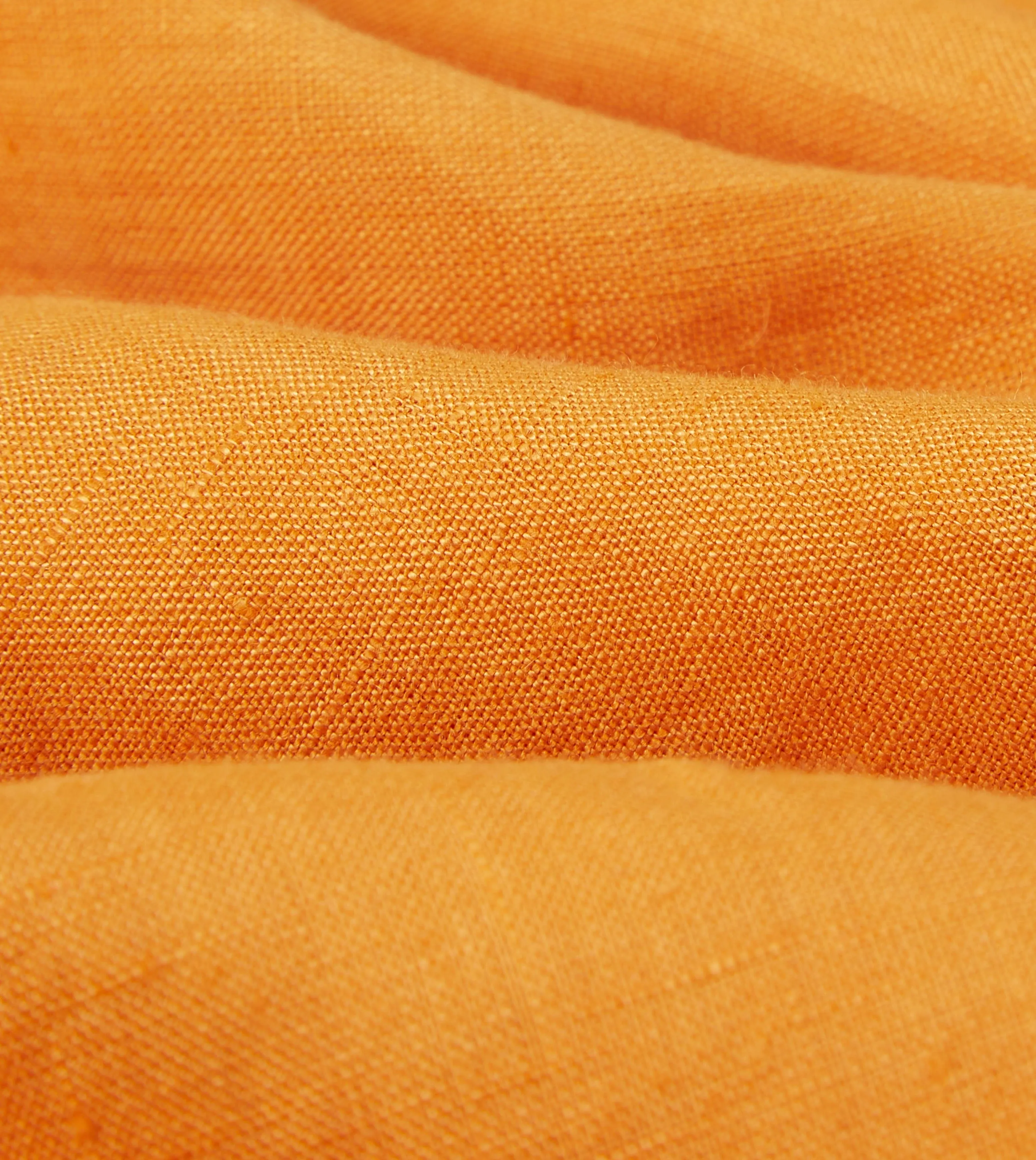 Graduation Ceremony Yellow Linen Spread Collar Shirt