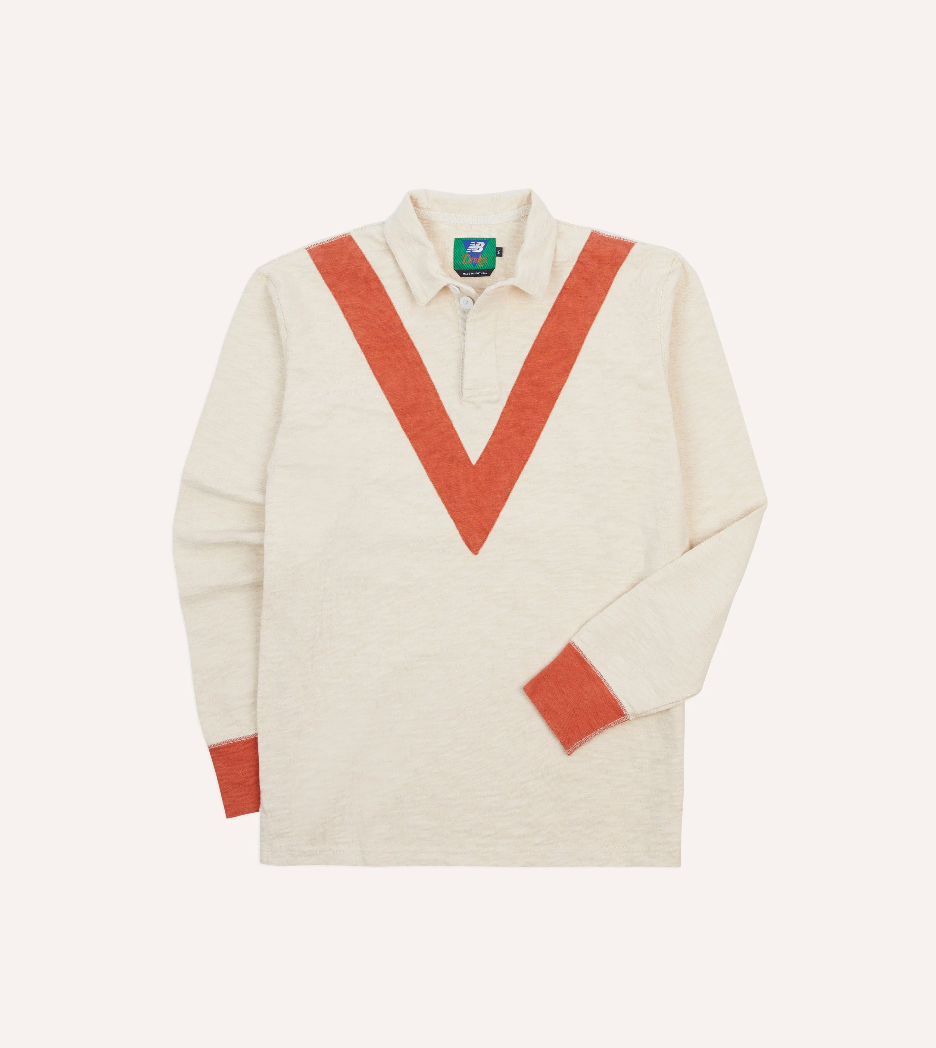 Drake??s and New Balance '82 Flam?? Rugby Shirt Rugged Style