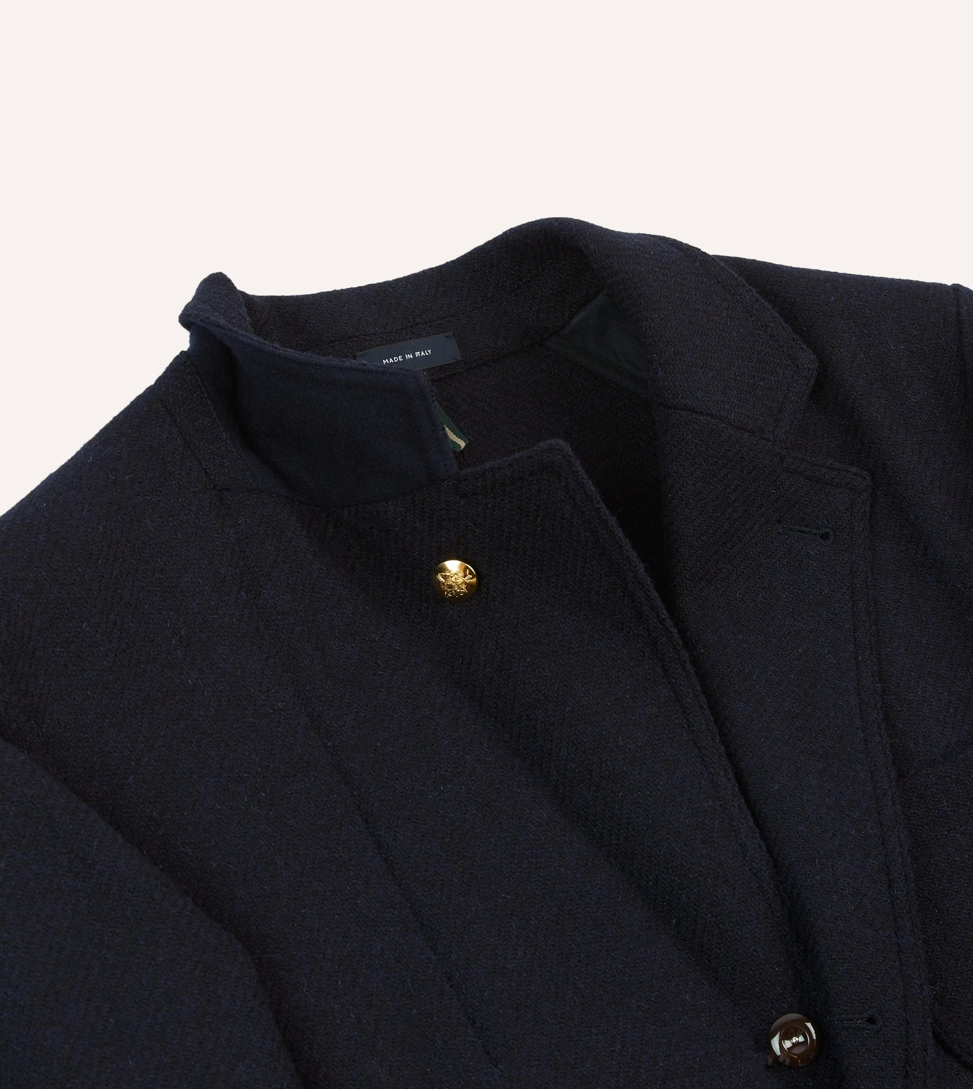 Wool blend Navy Harris Tweed Games Blazer Mk. VII