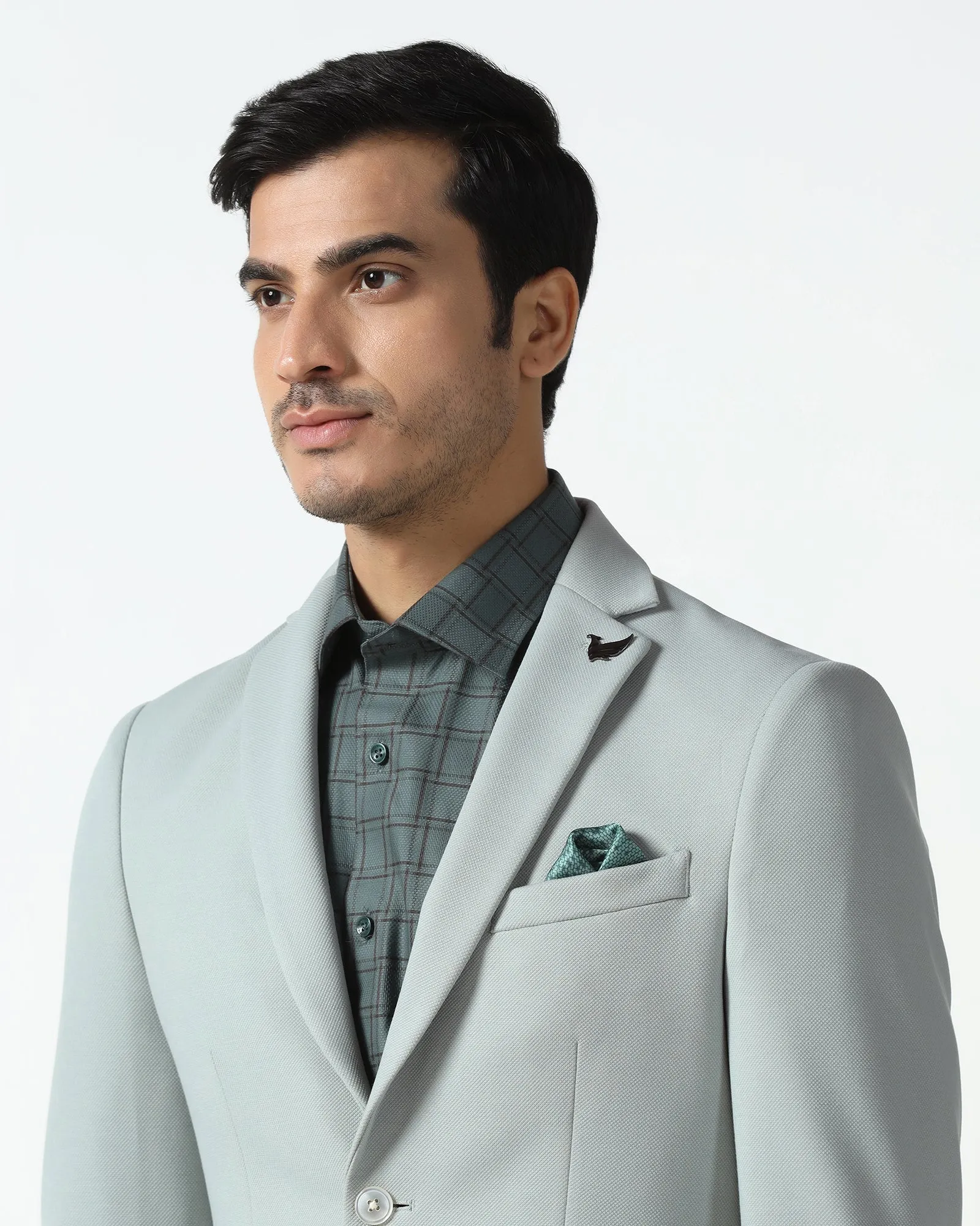 Mint Textured Blazer - Walker Snow Day