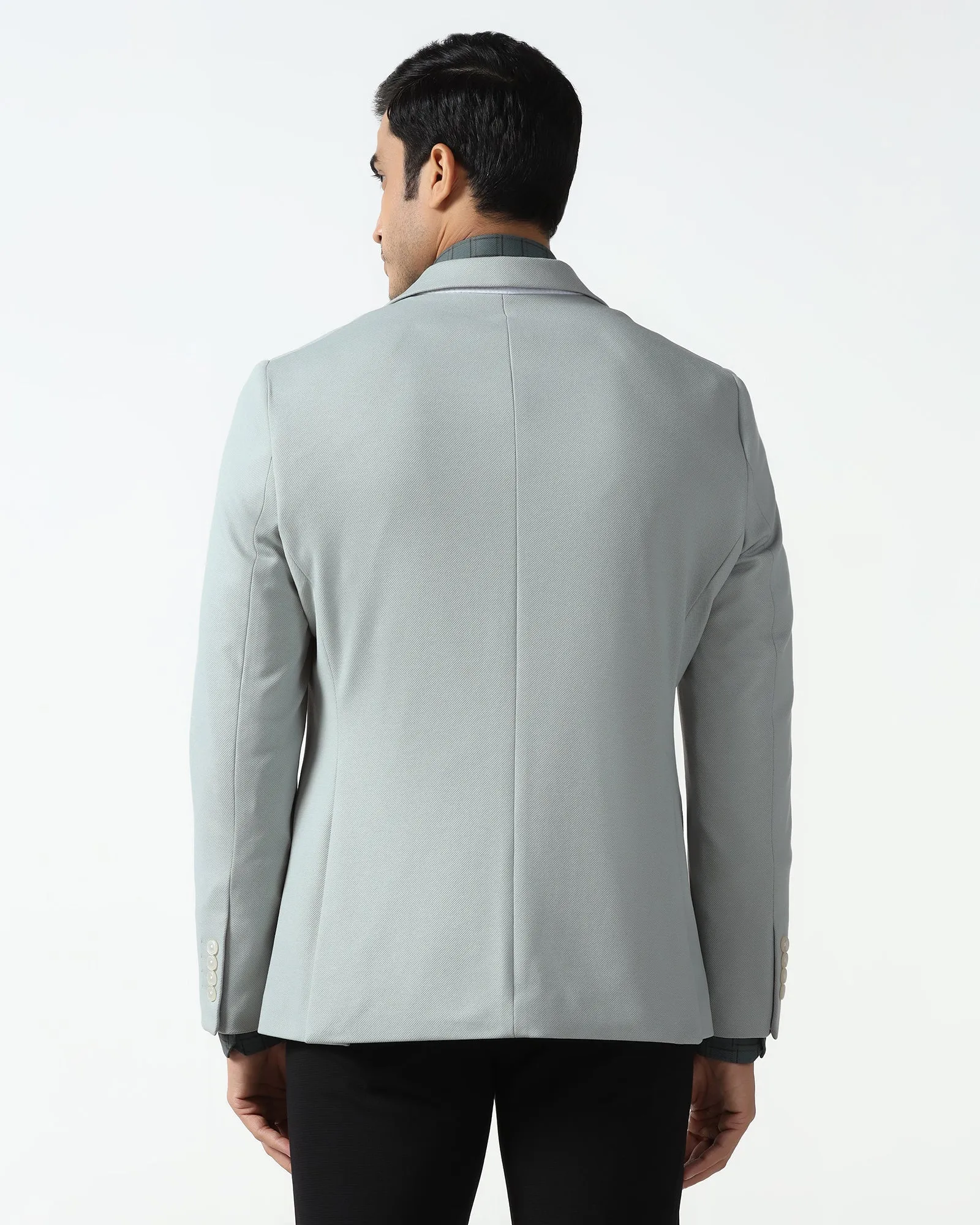 Easy Layering All Season Versatility Mint Textured Blazer - Walker
