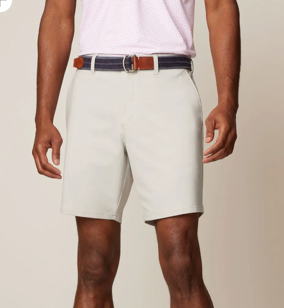 Multi Panel Cut Jupiters Stretch Cotton Performance Shorts