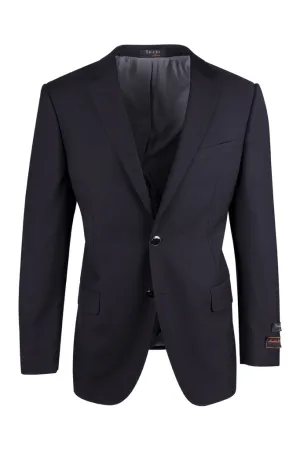 No Static Tiglio Luxe Novello Black Modern Fit Pure Wool Blazer TIG1001