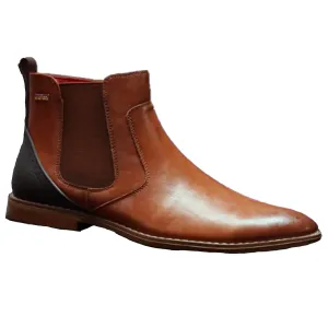 outdoor chill Comfortable ankle support Cognac Leather Chelsea Boot