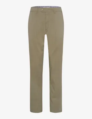 Brax Kapok Hi Flex Chino Pant in Beige Flexible Durability