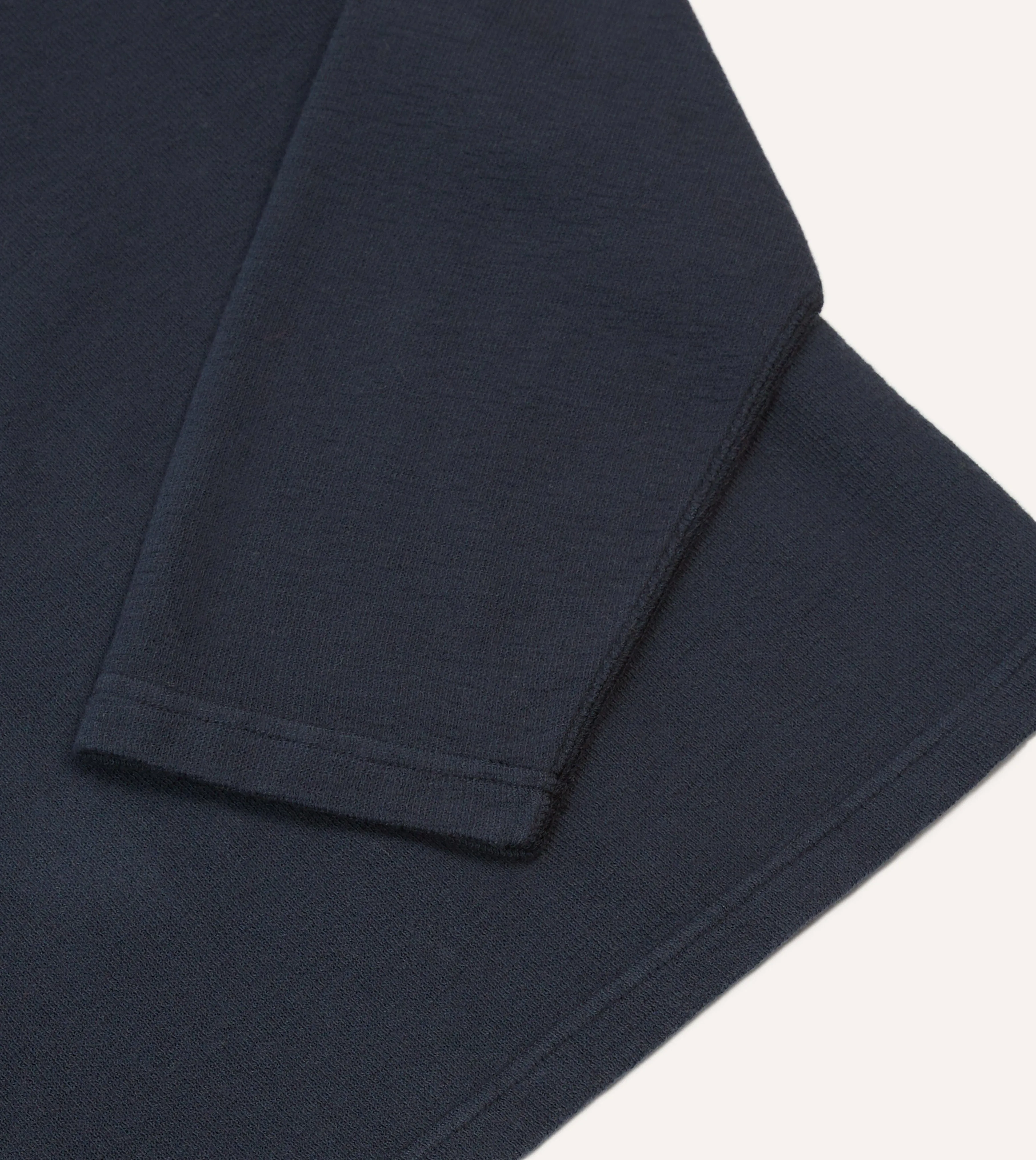 Navy Panelled Cotton Training T-Shirt Classic Style