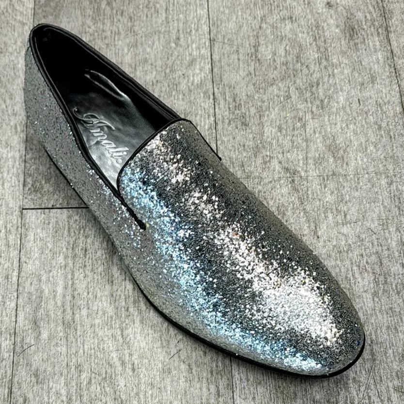 Space Vibe Care Ease Exclusive Formal Dress Shoe Silver BARNES