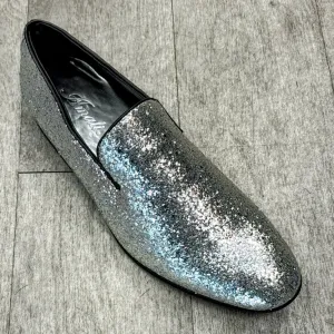 Exclusive Formal Dress Shoe Silver BARNES Arch Support Wellness Seekers