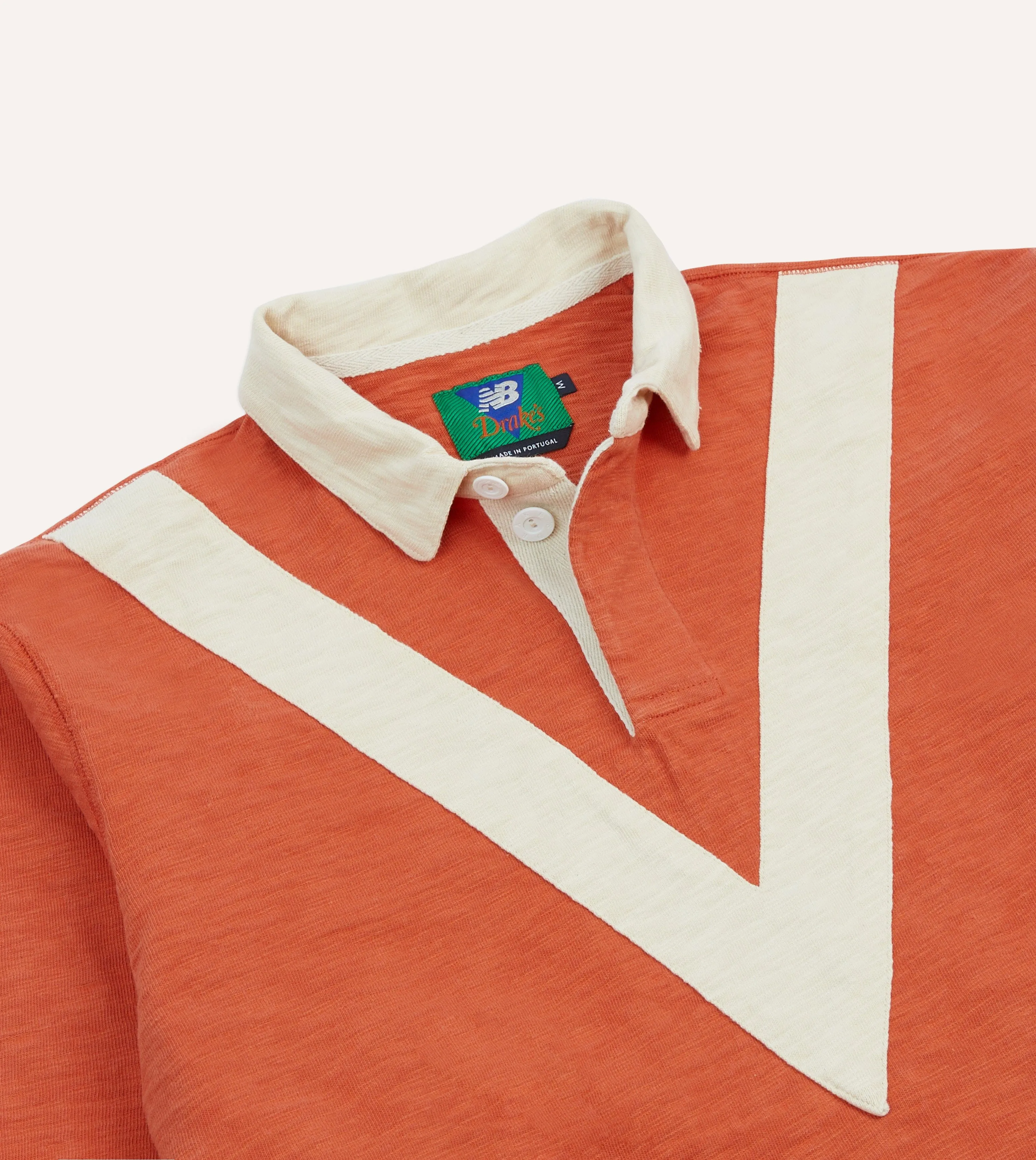 Fitted Cut Drake??s and New Balance '77 Flam?? Rugby Shirt