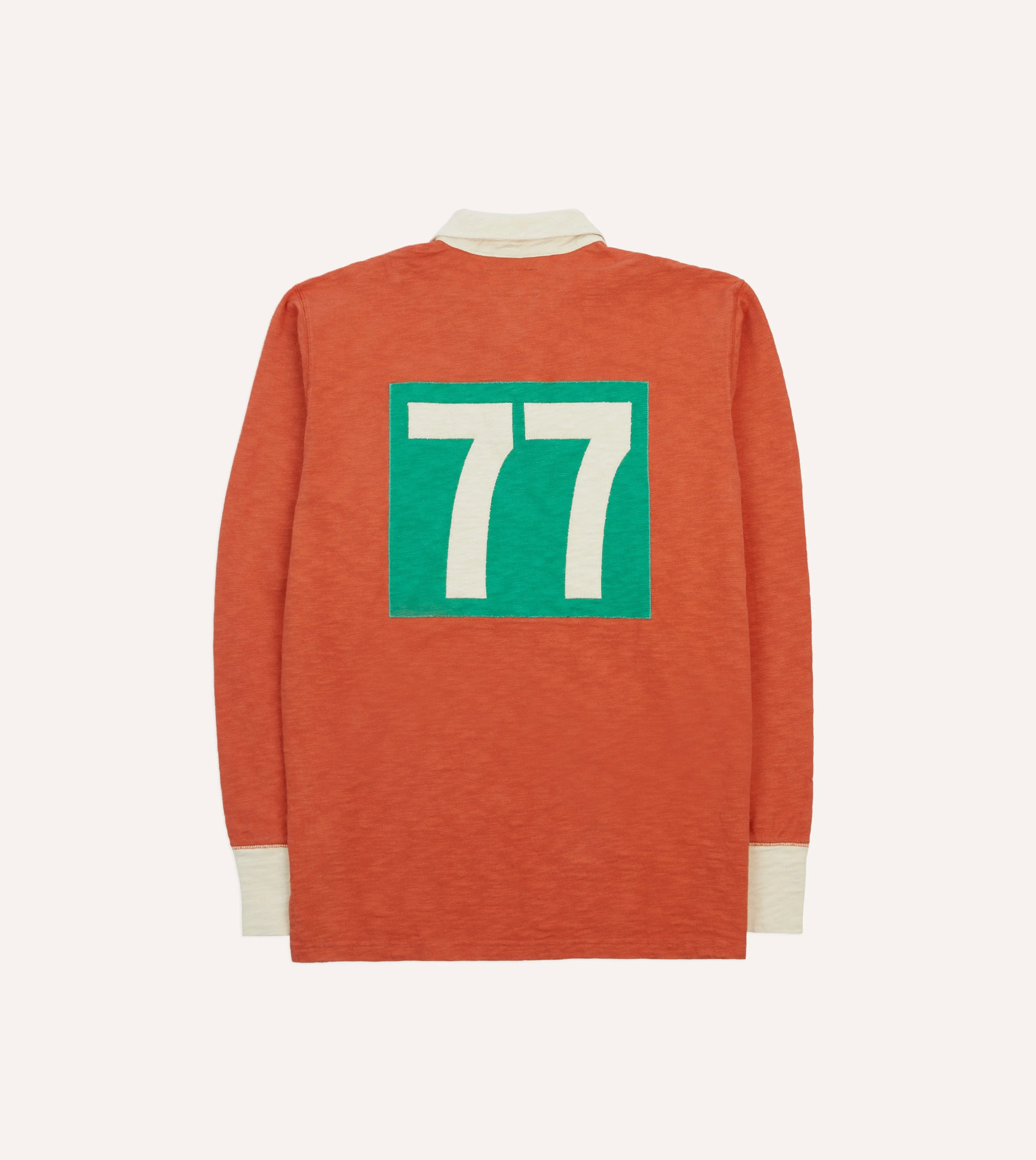 No Chafe Edging Classic Look Drake??s and New Balance '77 Flam?? Rugby Shirt