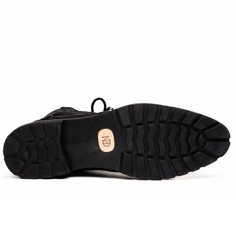 Refined Casual Mobility Ready Leoni Oil Black