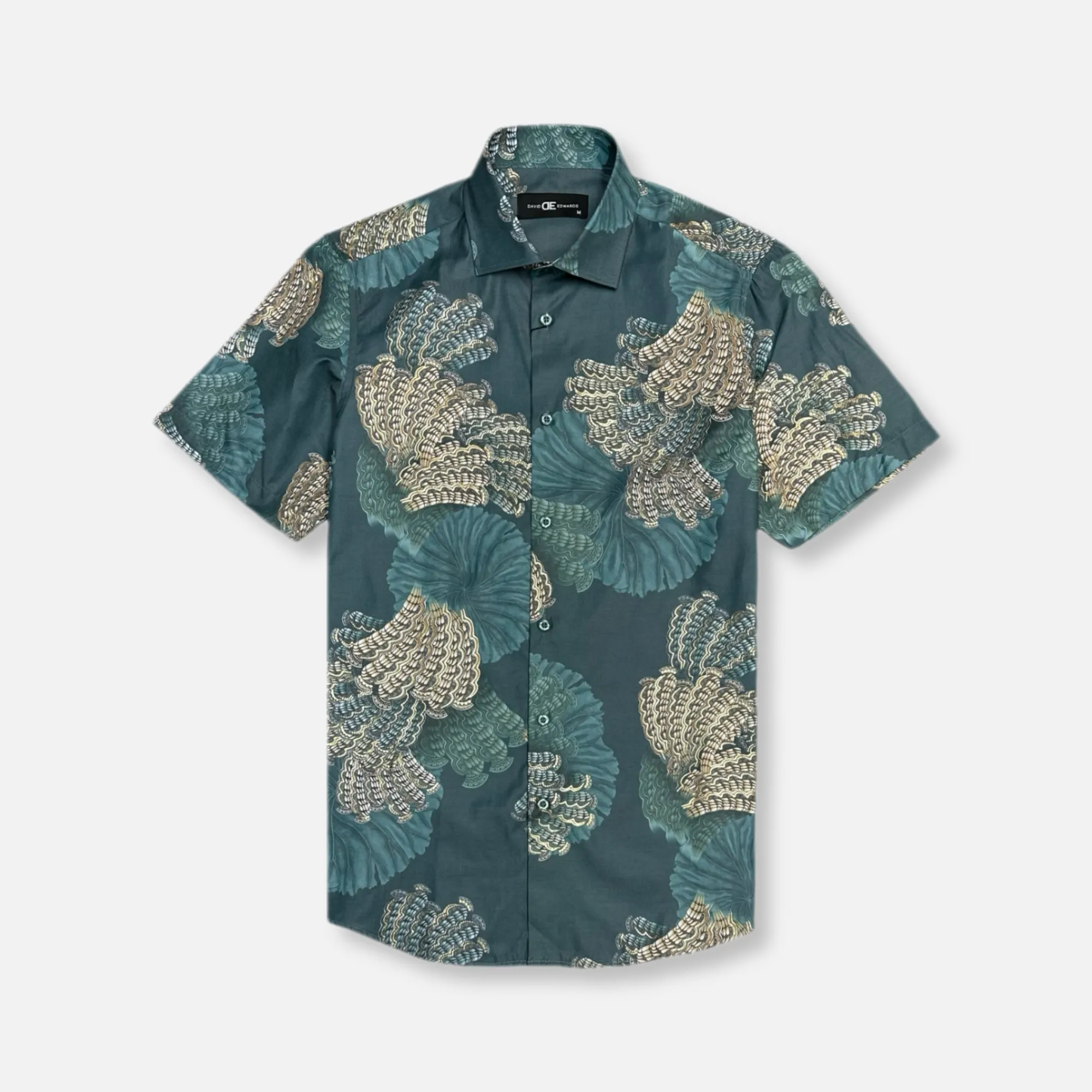 Dudley Short Sleeve Button Down HygroscopicFiber Simple Wear