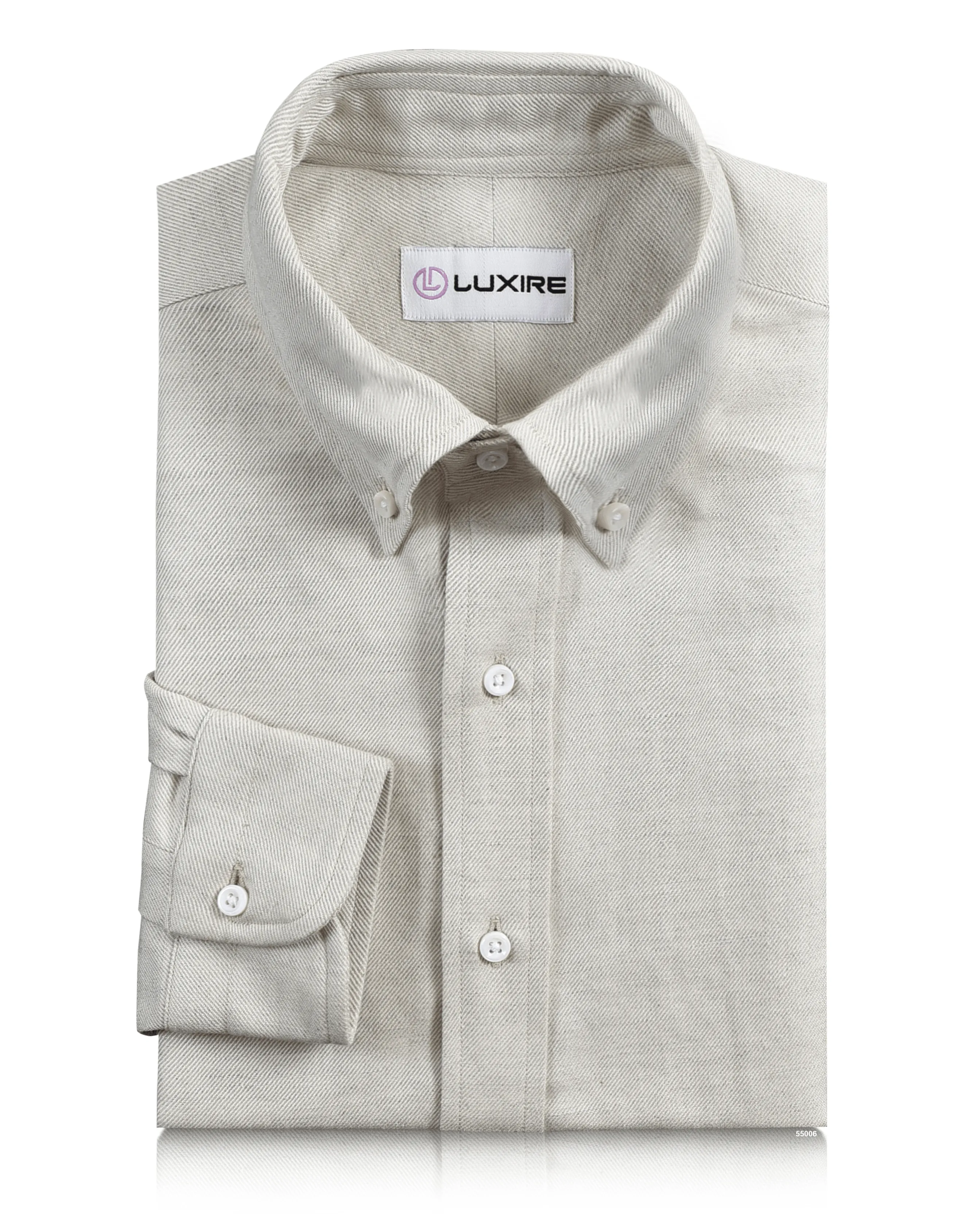 Linen Cotton: Cream Twill PrecisionTailoring