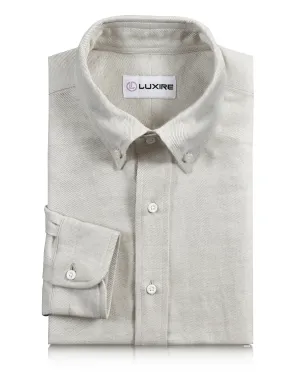 Linen Cotton: Cream Twill PrecisionTailoring