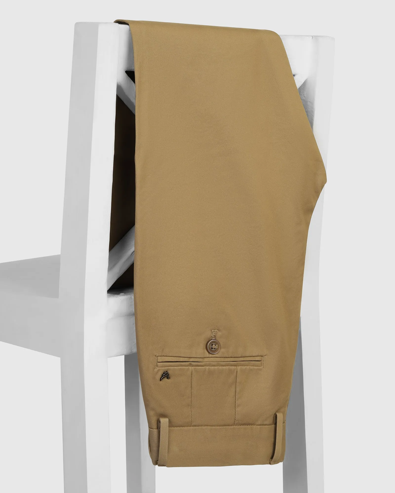 Light Fit Wear Khaki Solid Khakis - Mario