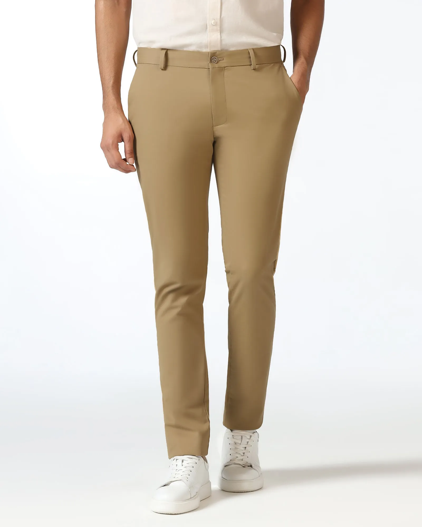 Flex Fit Khaki Solid Khakis - Mario