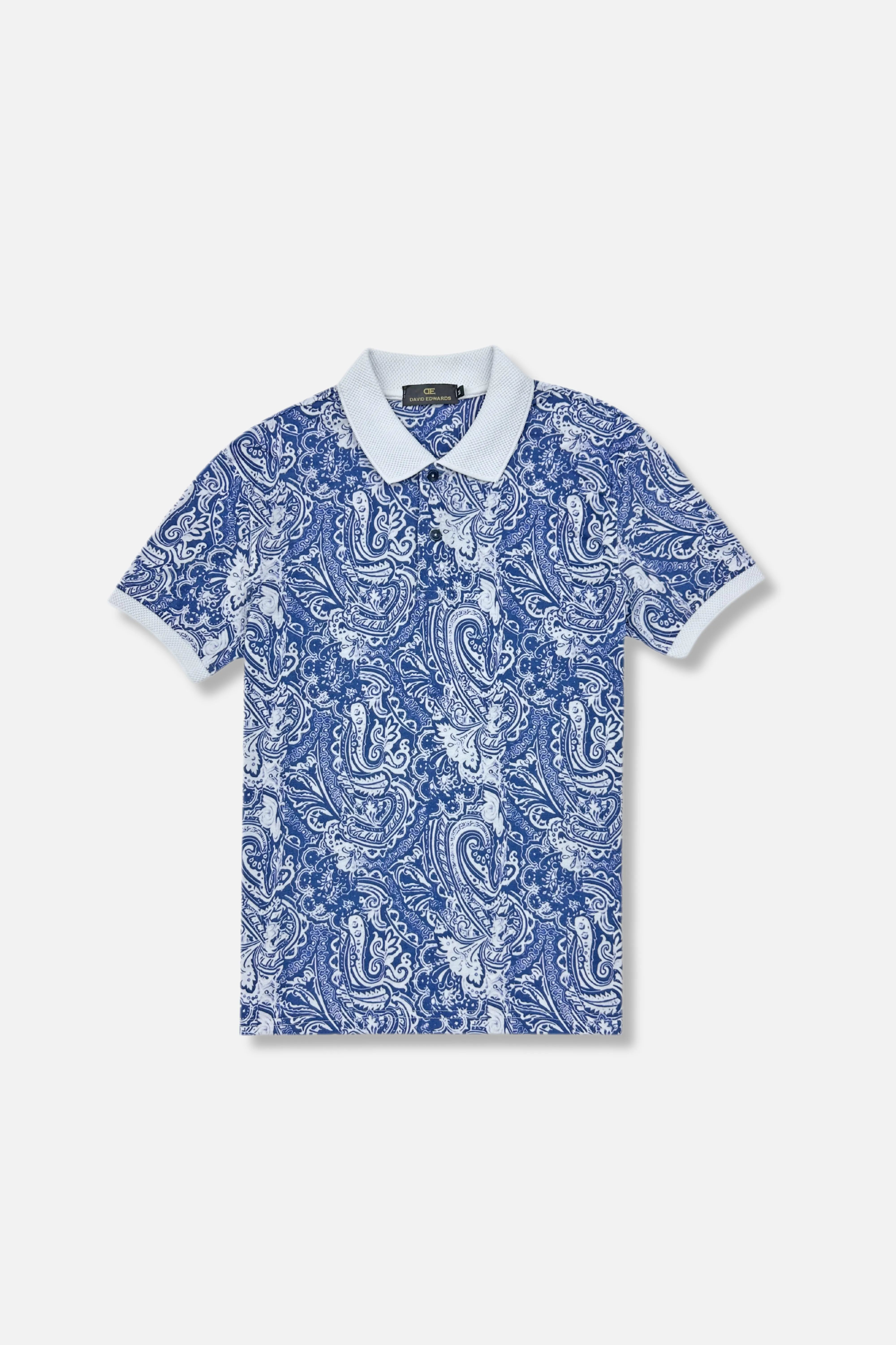 Drailes Printed Pique Polo NonIron Finish Fashion Layer