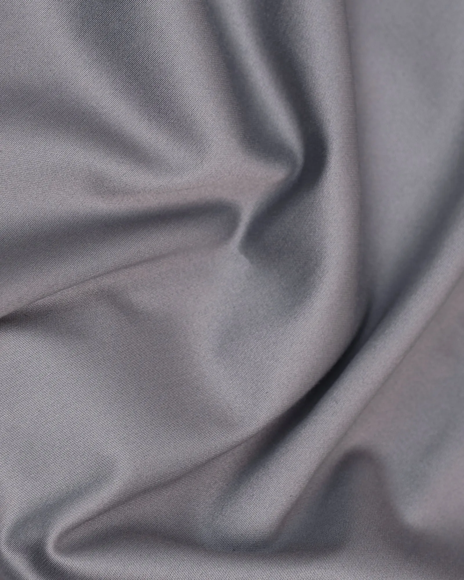 Geometric Shape Non Iron Formal Grey Solid Shirt - Georgia