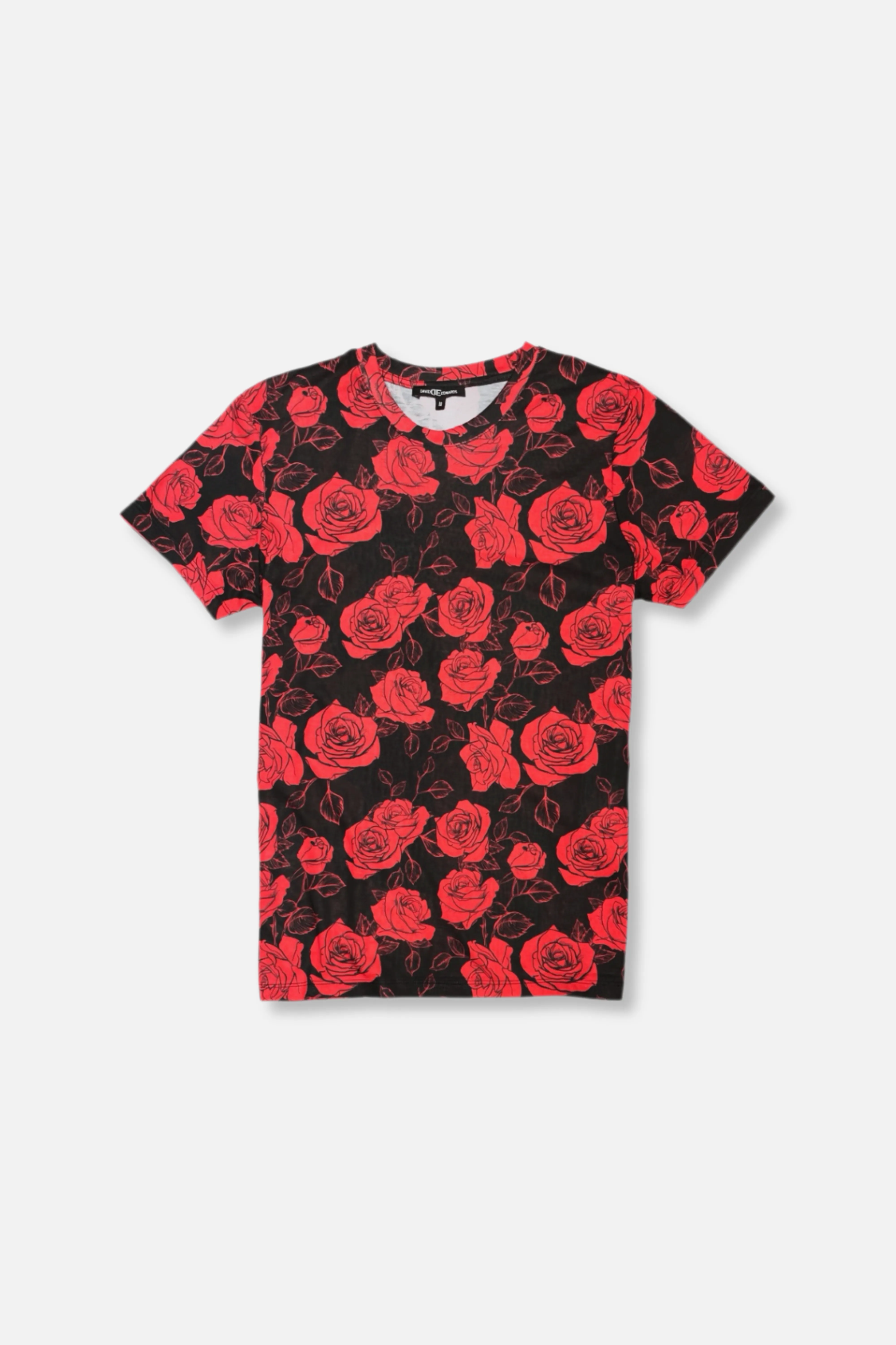 Abstract print LowImpactDye Denison Crew Neck T-Shirt