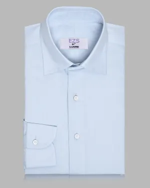 EZS Sky Blue Travel Shirt Easy Care