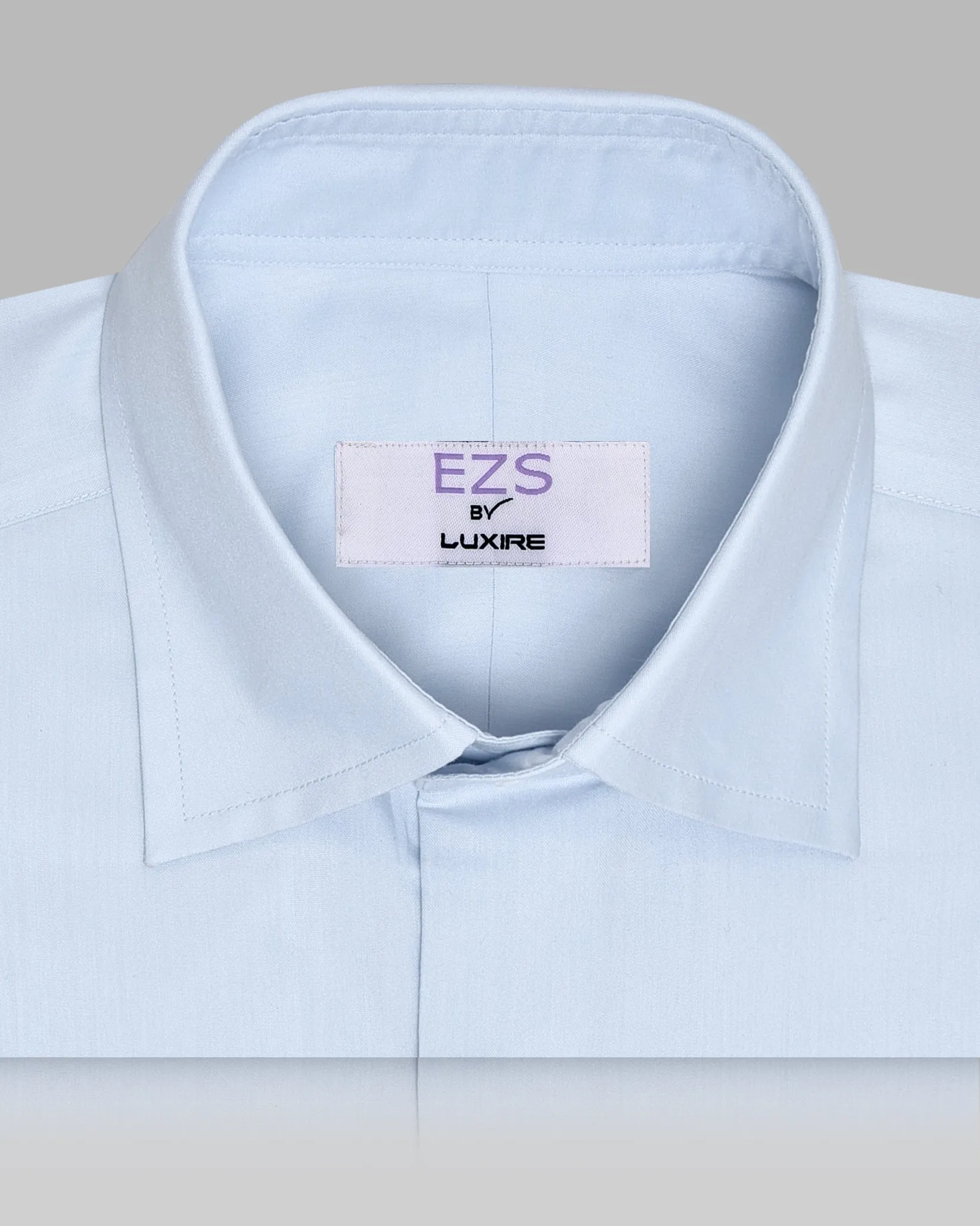 Practical Choice Customizable Design EZS Sky Blue Travel Shirt
